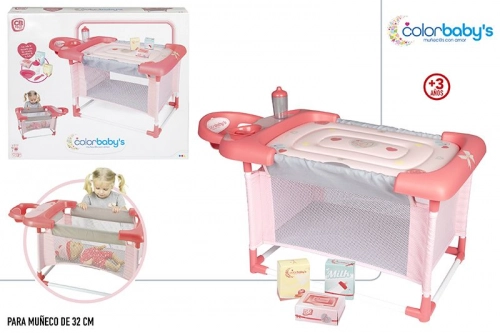 Leļļu gultiņa 32 cm 3in1 CB46533