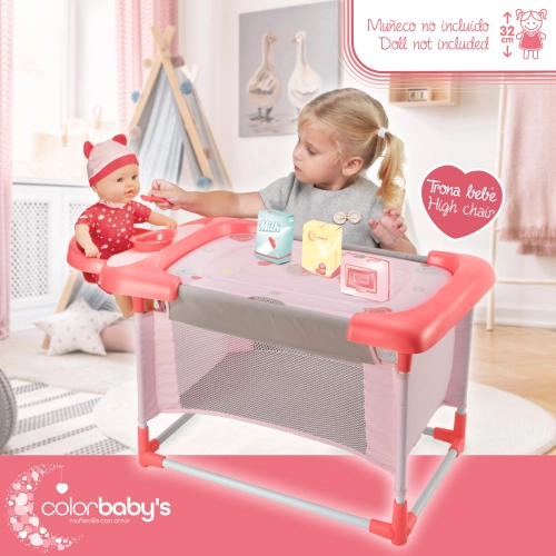 Leļļu gultiņa 32 cm 3in1 CB46533