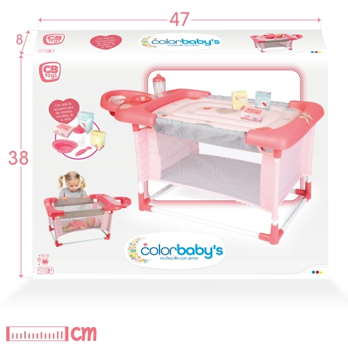 Leļļu gultiņa 32 cm 3in1 CB46533