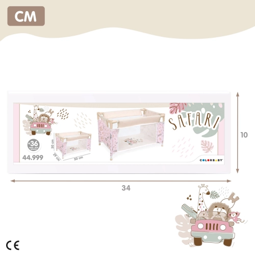 Leļļu gultiņa 50 cm 3+ CB44999