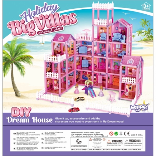 Кукольный домик WOOPIE LOVELY HOUSE 194 эл.