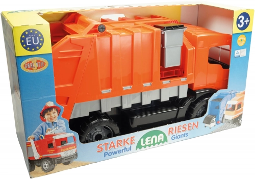 Большая мусорная машина LENA MAXI 72 см, нагрузка 100 кг, (в ящике) L02166