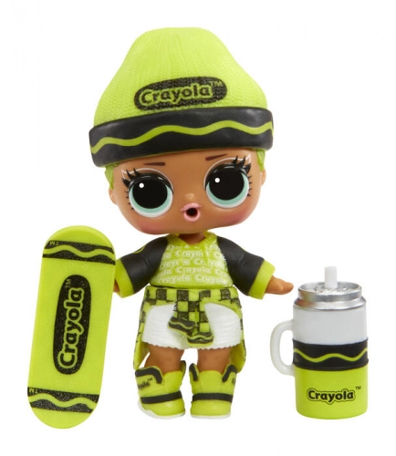 L.O.L. Кукла Crayola 10 см разные (в шаре) 505259
