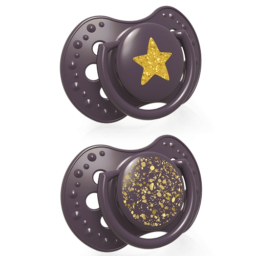 Lovi Dynamiczny Stardust Smoczek Uspokajający 3-6 m 22/893 Violet
