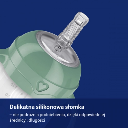 LOVI Pierwszy Kubek z Obciążoną Słomką 150 ml Green 35/364