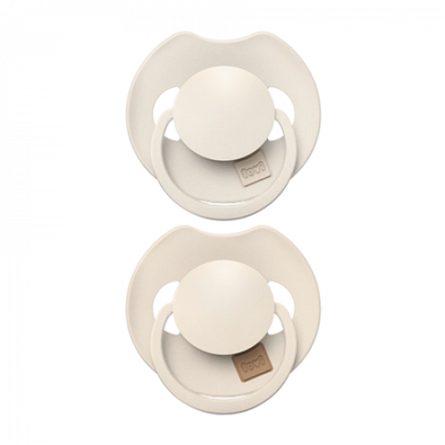 Lovi Smoczek Silikonowy Dynamiczny Prime 6-18m 2 szt Coconut/Ivory 34/402