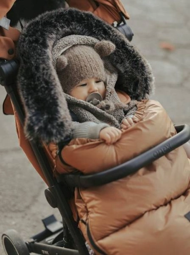 Makaszka Śpiworek Premium Do Wózka 0-18m Camel