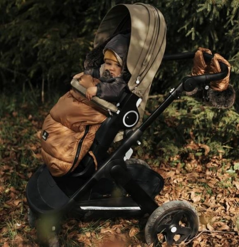 Makaszka Śpiworek Premium Do Wózka 0-18m Camel