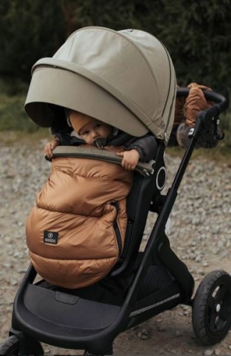 Makaszka Śpiworek Premium Do Wózka 0-18m Camel