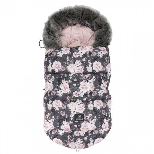 Makaszka Śpiworek Premium Do Wózka 0-18m Night Flowers