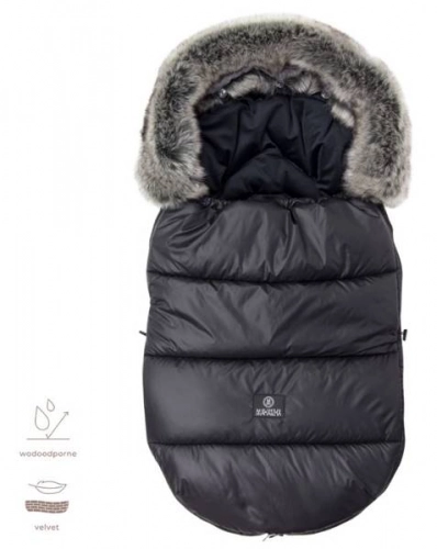 Makaszka Śpiworek Premium Do Wózka 12-36m Black