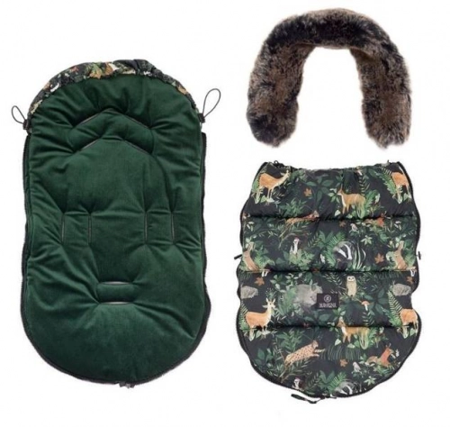 Makaszka Śpiworek Premium Do Wózka 12-36m Black