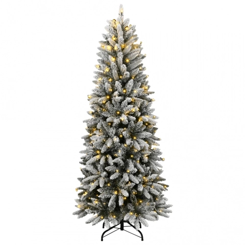 Mākslīgā Ziemassvētku Egle Ar Sniegu, 240 Cm, 300 Led Vidaxl