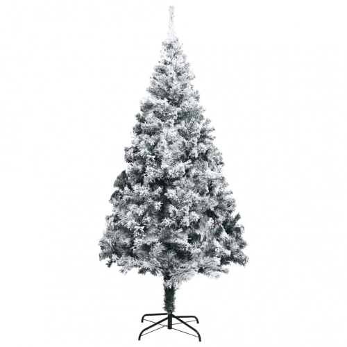 Mākslīgā Ziemassvētku Egle Ar Sniegu, Zaļa, 400 Cm, Pvc Vidaxl