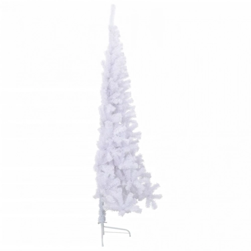 Mākslīgā Ziemassvētku Egle Ar Statīvu, Pusapaļa, 240 Cm, Pvc Vidaxl