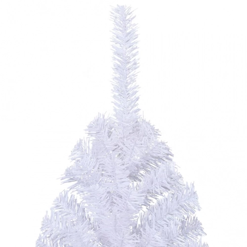 Mākslīgā Ziemassvētku Egle Ar Statīvu, Pusapaļa, 240 Cm, Pvc Vidaxl