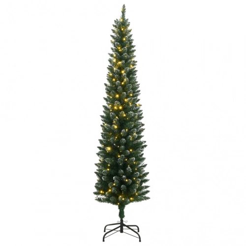 Mākslīgā Ziemassvētku Egle, Šaura, 180 Cm, 300 Led Vidaxl