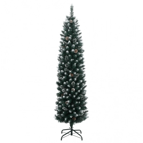 Mākslīgā Ziemassvētku Egle, Šaura, 210 Cm, 300 Led Vidaxl
