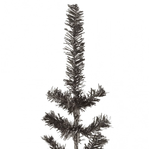 Mākslīgā Ziemassvētku Egle, Šaura, Melna, 180 Cm Vidaxl
