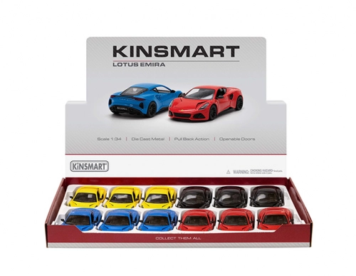 Metāla auto modelis Lotus Emira 1:34 KT5441
