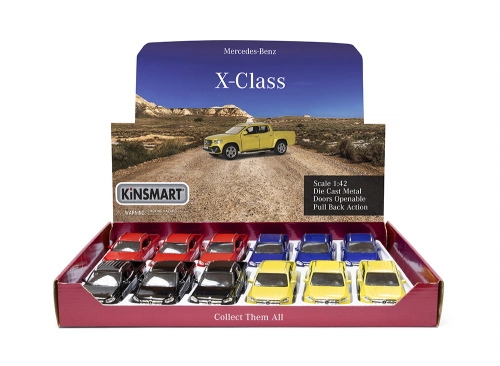 Металлическая авто моделька Mercedes-Benz X-Class1:42 KT5410