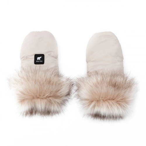 Miu Mio Polaris Winter Rękawiczki do Wózka Light Beige