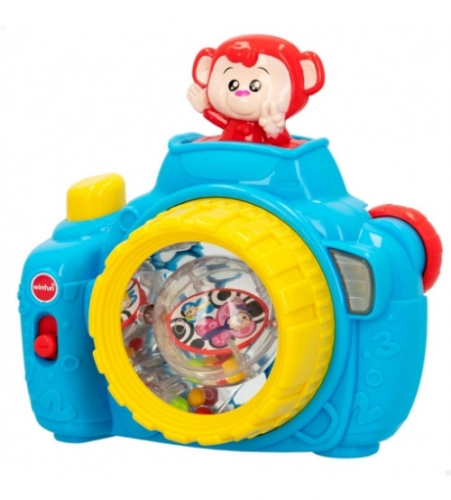 Музыкальная игрушка со светом и звуком Фотоаппарат Winfun CB46688