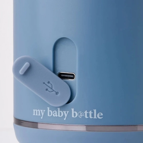 MyBabyBottle Przenośny Podgrzewacz do Butelek, Wody i Mleka dla Dzieci - Niebieski