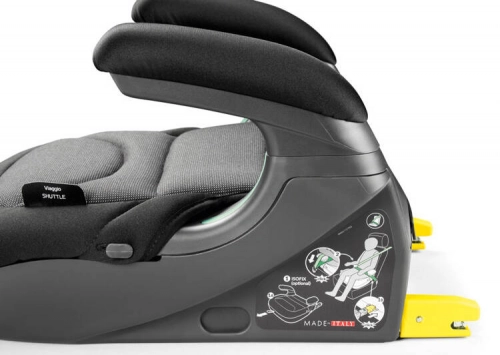Peg Perego Viaggio Shuttle Crystal black Bērnu autosēdeklis Busteris 15-36 kg