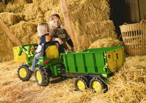 Piekabe traktoriem Rolly Toys rollyContainer John Deere (3 - 10 gadiem) 125098