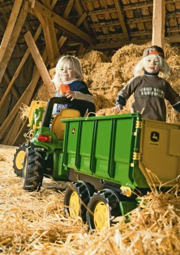 Piekabe traktoriem Rolly Toys rollyContainer John Deere (3 - 10 gadiem) 125098