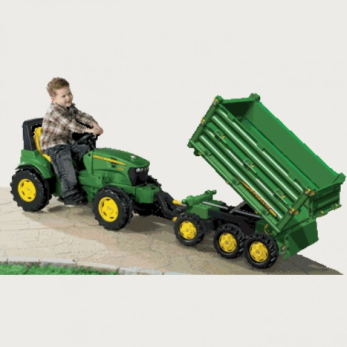 Piekabe traktoriem Rolly Toys rollyMulti Trailer John Deere (3 - 10 gadiem) 125043