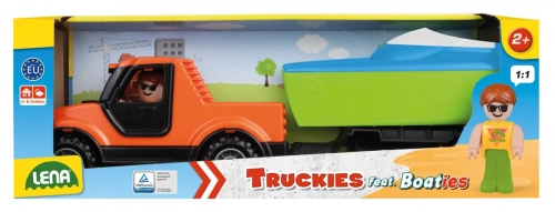 Pikaps Lena Truckies ar piekabi in laivu 36,5 cm (kastē) L01633