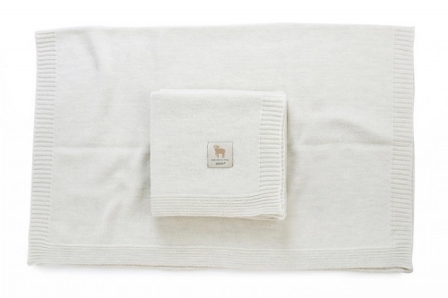 Poofi Kyoto Kocyk Merino Kremowy