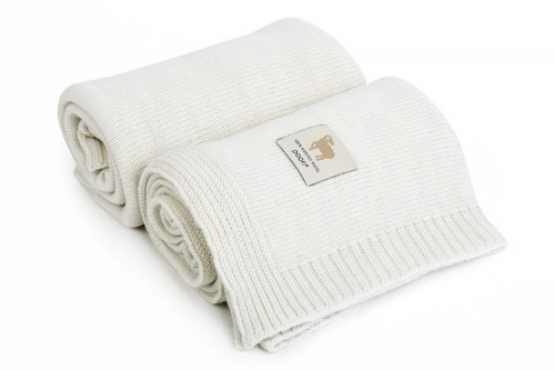 Poofi Kyoto Kocyk Merino Kremowy