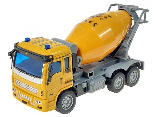 Радиоуправляемая автобетоносмеситель машина (4 функции, свет) USB 21,5 cm 611764