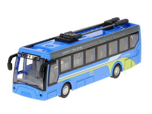 Радиоуправляемый троллейбус (4 функции, свет) аккум. USB зарядка 21 cm 570573