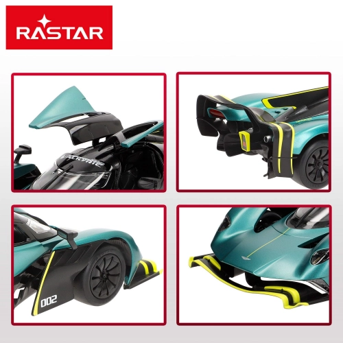 Radiovadāmā mašīna Aston Martin Valkyrie AMR Pro 1:14 6 virz., lukturi, durvji, USB, 6+ CB41290