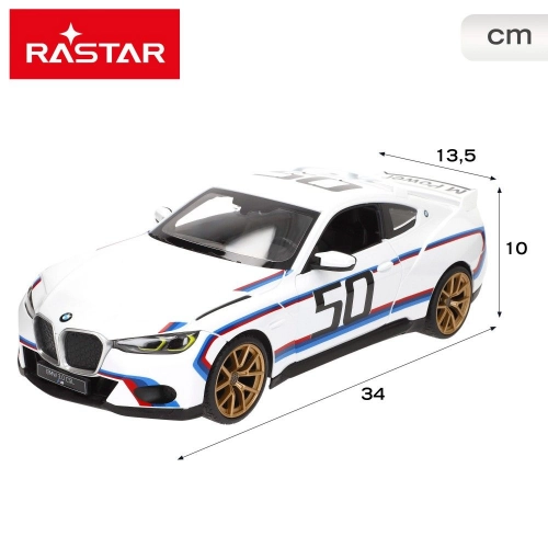 Radiovadāmā mašīna Bmw 3.0 Csl 1:14 6 virz., lukturi, durvji, uz baterijām, 6+ CB41289