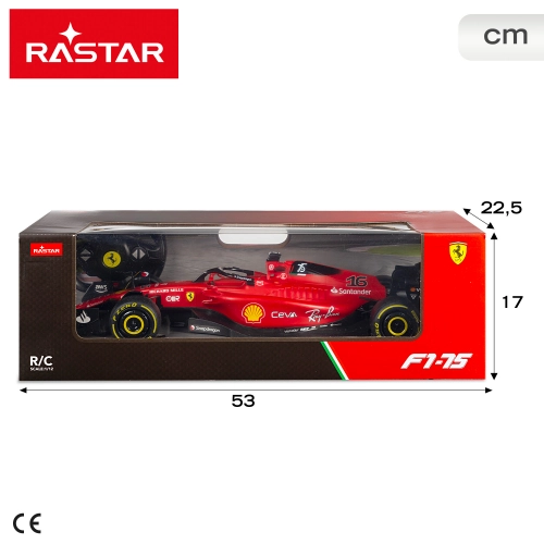Радиоуправляемая машина Ferrari F1-75 Escala 1:12 ( на батарейках) 6+ CB41271