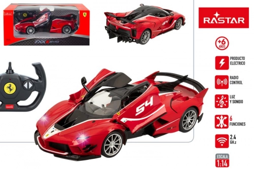 Radiovadāmā mašīna Ferrari FXX K EVO 1:14 6 virz., lukturi, durvji, baterijas, 6+ CB46352