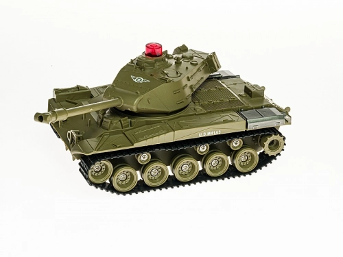 Радиоуправляемый танк (свет, звук, 4 напр.) USB зарядка 35x20,5x18 cm 547902