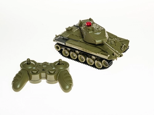 Радиоуправляемый танк (свет, звук, 4 напр.) USB зарядка 35x20,5x18 cm 547902
