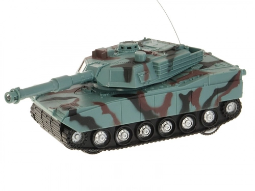 Radiovadāmais tanks (gaisma, skaņa, 4 virz.) ar USB uzlāde 23x9 cm 549517