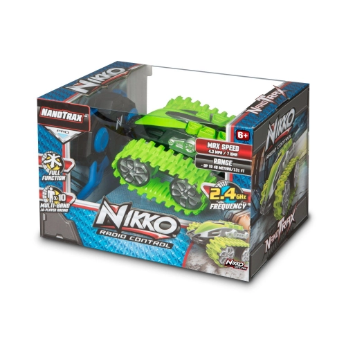 Радиоуправляемая машина NIKKO Nano Trax 6 km/h, 360º ротация (батарейки) 15x8 cm 10181
