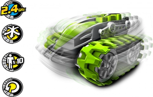 Радиоуправляемая машина NIKKO Nano Trax 6 km/h, 360º ротация (батарейки) 15x8 cm 10181