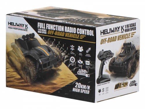 RC bezceļu drifta auto 20 km/h brūns