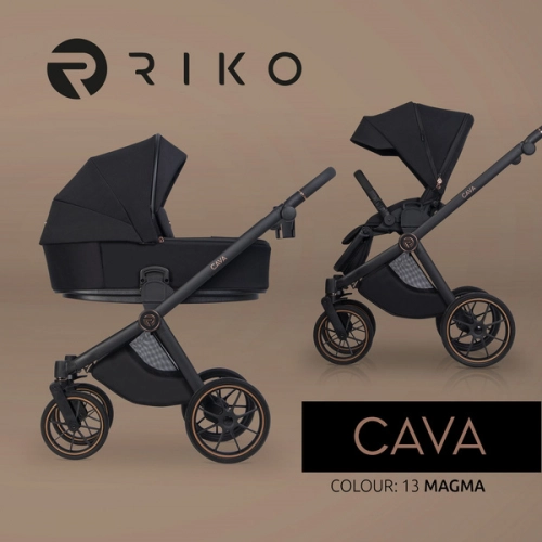 Riko Cava Wózek Głęboko-Spacerowy 13 Magma