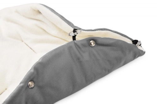 Sensillo Eskimo Polar Grey Bērnu ratu guļammaiss 100x46