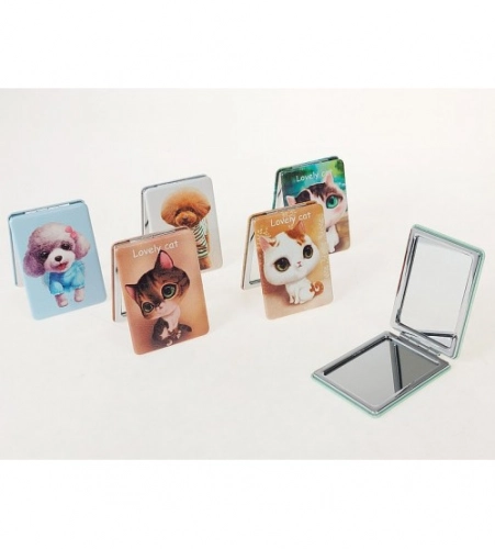 Spogulītis Kaķis vai suns 8.5 x 6 cm dažādas 591431